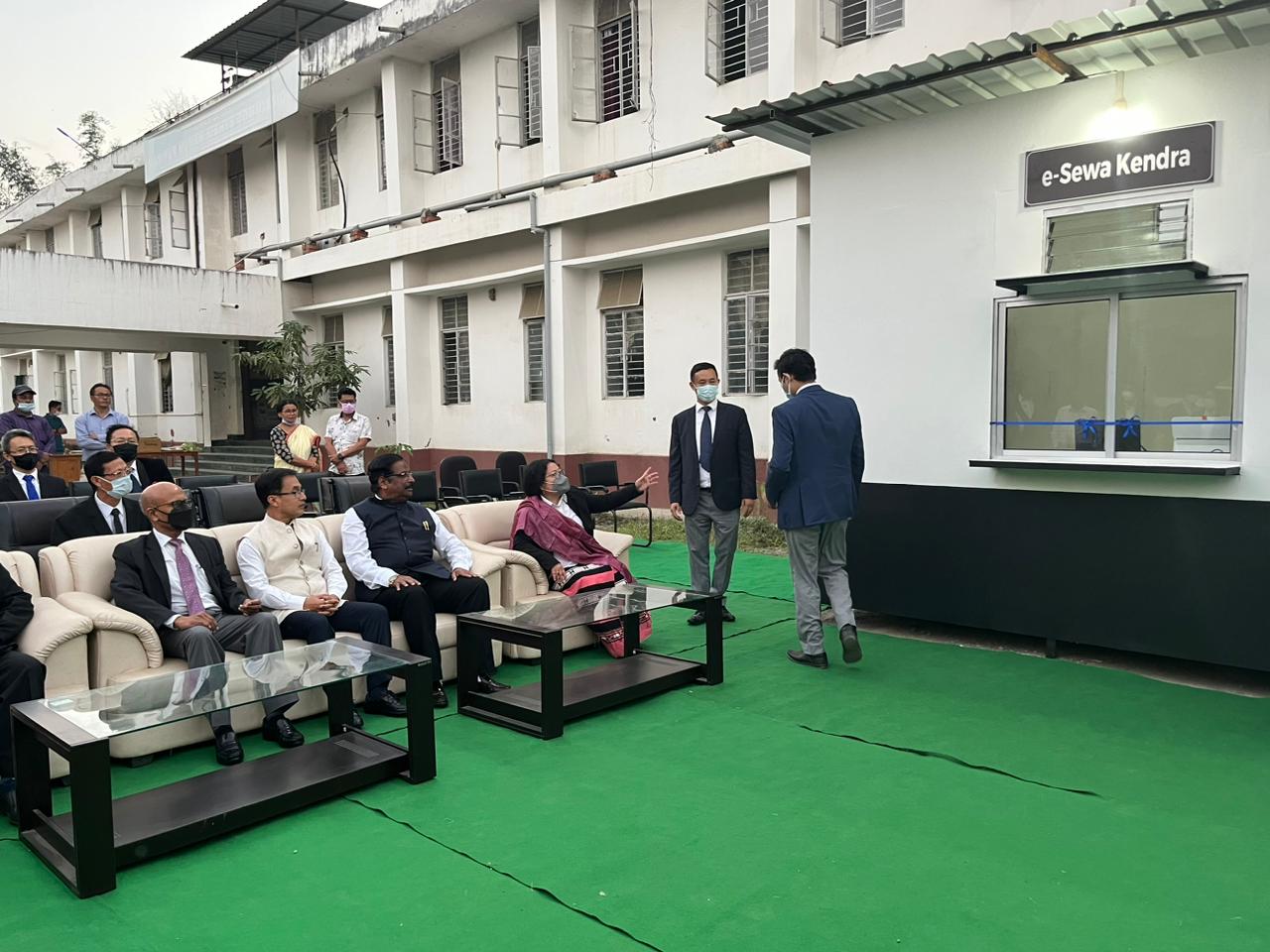 Inauguration of e-Sewa Kendra Lamphel
